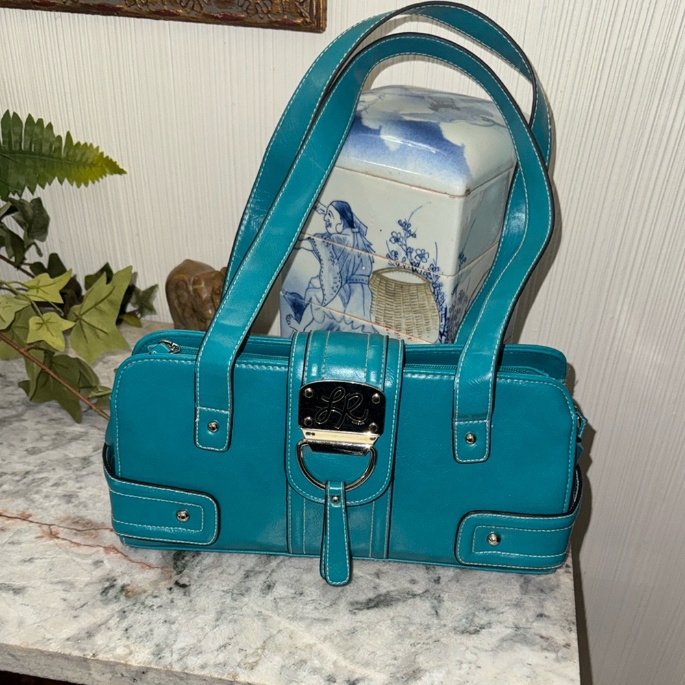 LineaR Teal Handbag